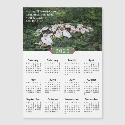 2025 Kalender Kalender Kalender Fotografie Promo M Magnetkarte (Vorderseite)
