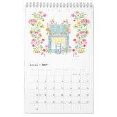 2025 Kalender / Kleine 11"h x 7"w/Single-Seite (Jan 2027)