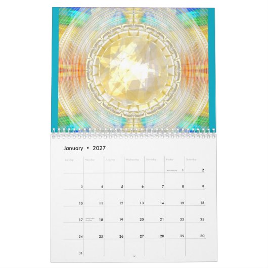 2025 Kalender Lightcode Mandala (TM) (Jan 2027)