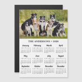 2025 Kalender Magnet Haustier Hund Custom Foto Car (Vorne/Hinten)