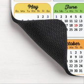 2025 Kalender Modernes US-Urlaubsgeschäft Mousepad (Ecke)