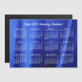 2025 Kalender Motivation Name Custom Foto Magnet (Vorne/Hinten)
