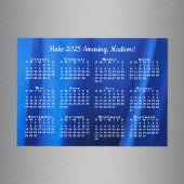 2025 Kalender Motivation Name Custom Foto Magnet