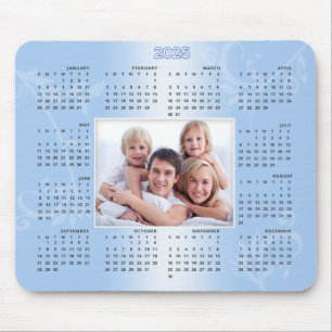 2025 Kalender Personalisiertes Foto Weihnachtsgesc Mousepad