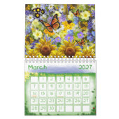2025 Kalender Sonnenblume Schmetterling (Mär 2027)