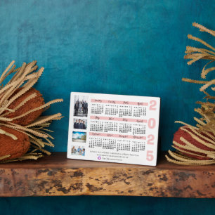 2025 Kalender Unternehmensfoto Weihnachten Neujahr Fotoplatte