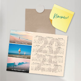 2025 Kalender Urlaub Neujahr Magnetfotokarte Magnetkarte