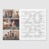 2025 Kalender Urlaub Neujahr Magnetfotokarte Magnetkarte (Vorderseite)