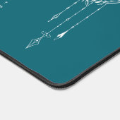 2025 Kalender Volljährig Boho Sea Wave Schreibtischunterlage (Ecke)