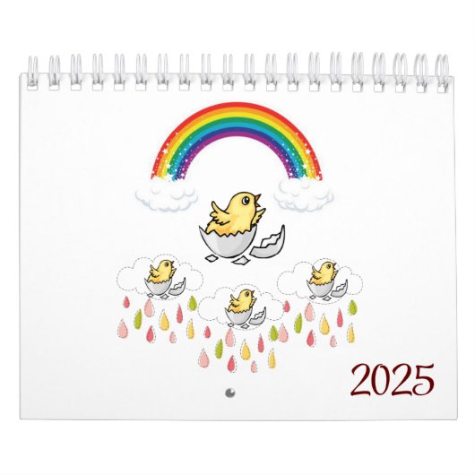 2025 Kalenderchicks - Regenbogen Kalender (Titelbild)