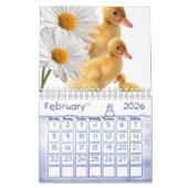 2025 Kalenderenten Enten Daisy Floral Kalender (Feb 2026)