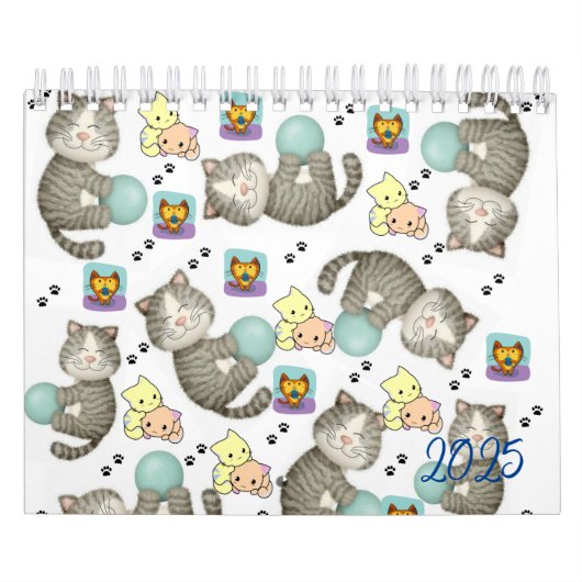 2025 Kalenderkatze Kitten Whimsical Kalender (Titelbild)