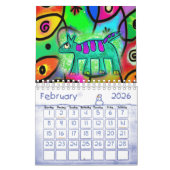 2025 Kalenderkatze Kitten Whimsical Kalender (Feb 2026)