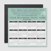 2025 Kalenders Magnetkarte (Vorne/Hinten)