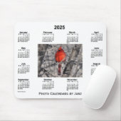 2025 Kardinal Gerahmter Foto Kalender von Janz Mousepad (Mit Mouse)