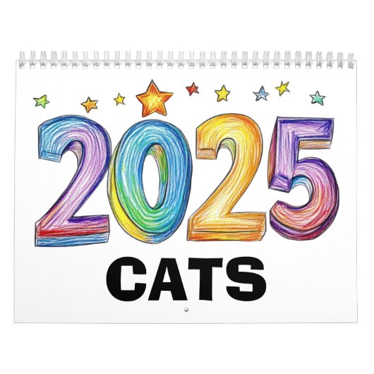 2025 Katzen Kalender (Titelbild)