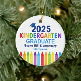 2025 Kindergarten Niedlicher Abschluss Keramik Ornament