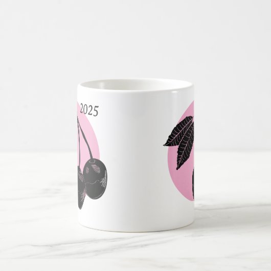 2025 Kirsche Kaffeetasse (Mittel)
