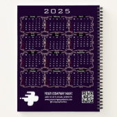 2025 Krippenmeisterin oder heilige Nachtschrift Notizblock (Rückseite)