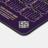 2025 Krippenmeisterin oder heilige Nachtschrift Schreibtischunterlage (Ecke)