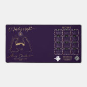 2025 Krippenmeisterin oder heilige Nachtschrift Schreibtischunterlage (Vorderseite)