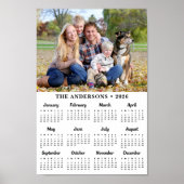 2025 Kundenspezifisches Foto Modernes Jahr 12 Mona Poster (Vorne)