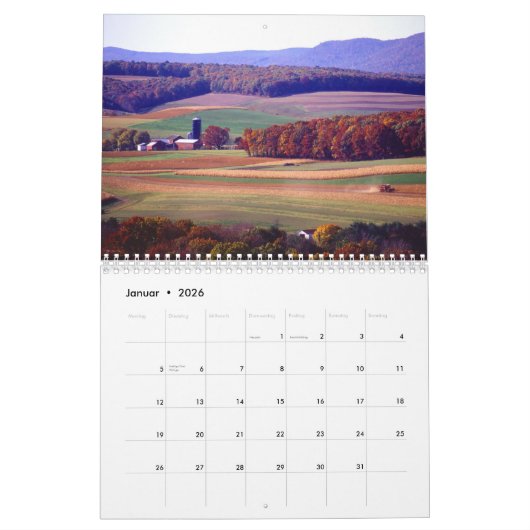 2025 Lancaster Landkreis, Pennsylvania Kalender (Jan 2026)