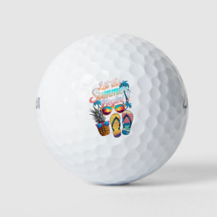 2025 Lass den Sommer beginnen 2025 Sommerferien Golfball