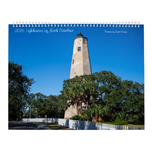 2025: Leuchttürme des North Carolina Calendar Lg Kalender (Titelbild)