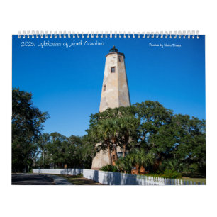 2025: Leuchttürme des North Carolina Calendar Lg Kalender