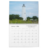 2025: Leuchttürme des North Carolina Calendar Med Kalender (Jan 2026)