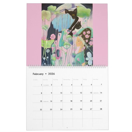 2025 Liebe ist All Whimsical Art Kalender (Feb 2026)
