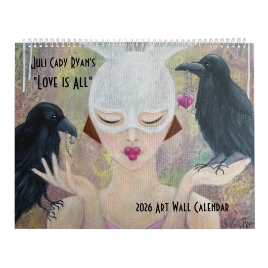 2025 Liebe ist All Whimsical Art Kalender (Titelbild)