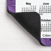 2025 Lila Diamonds Calendar von Janz Mouse Pad Mousepad (Ecke)