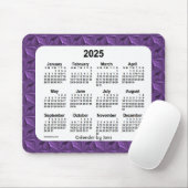 2025 Lila Diamonds Calendar von Janz Mouse Pad Mousepad (Mit Mouse)