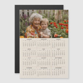 2025 Magnetic Foto Calendar Volljährige 12x18 Magneteinladung (Vorne/Hinten)