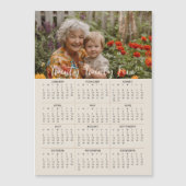 2025 Magnetic Foto Calendar Volljährige 12x18 Magneteinladung (Vorderseite)