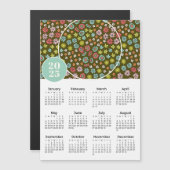 2025 Magnetkalender für Foto, für Flora und Fauna Magnetkarte (Vorne/Hinten)