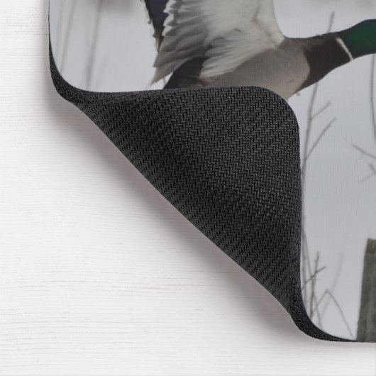 2025 Mallard in Flight Calendar von Janz Mouse Pad Mousepad (Ecke)