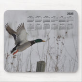 2025 Mallard in Flight Calendar von Janz Mouse Pad Mousepad (Vorne)