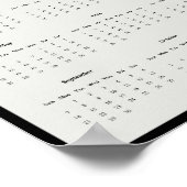 2025 Manhattan Bridge Wall Calendar Poster (Ecke)