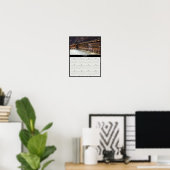 2025 Manhattan Bridge Wall Calendar Poster (Heimbüro)