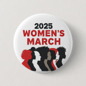 2025 März Gleichstellung der Geschlechter Button (Vorderseite)