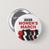 2025 März Gleichstellung der Geschlechter Button (Vorne & Hinten)