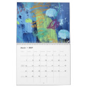 2025 Mauer Kalender abstrakter Kunst (Mär 2027)