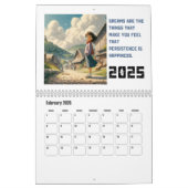 2025 Mauerkalender für die Inspirationsweisheit Kalender (Feb 2026)