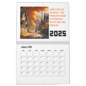 2025 Mauerkalender für die Inspirationsweisheit Kalender (Jan 2026)