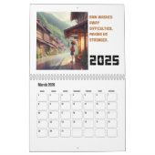 2025 Mauerkalender für die Inspirationsweisheit Kalender (Mär 2026)