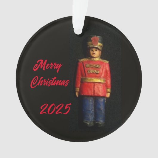 2025 MERRY CHRISTMAS TOY SOLDIER ORNAMENT (Vorderseite)