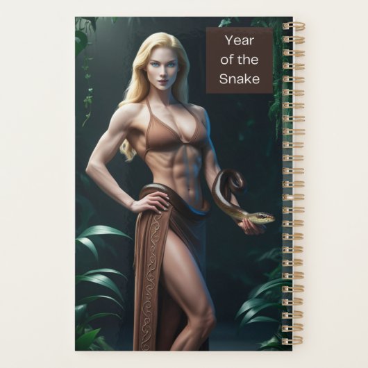 2025 MINI PLANER Jahr der Schlange (Rückseite)